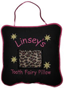 Cheetah Tooth Fairy Pillow
