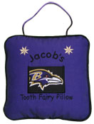 Baltimore Ravens Tooth Fairy Pillow