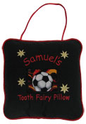 Soccer Flames Tooth Fairy Pillow